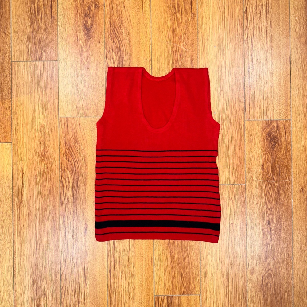 Striped Red Top